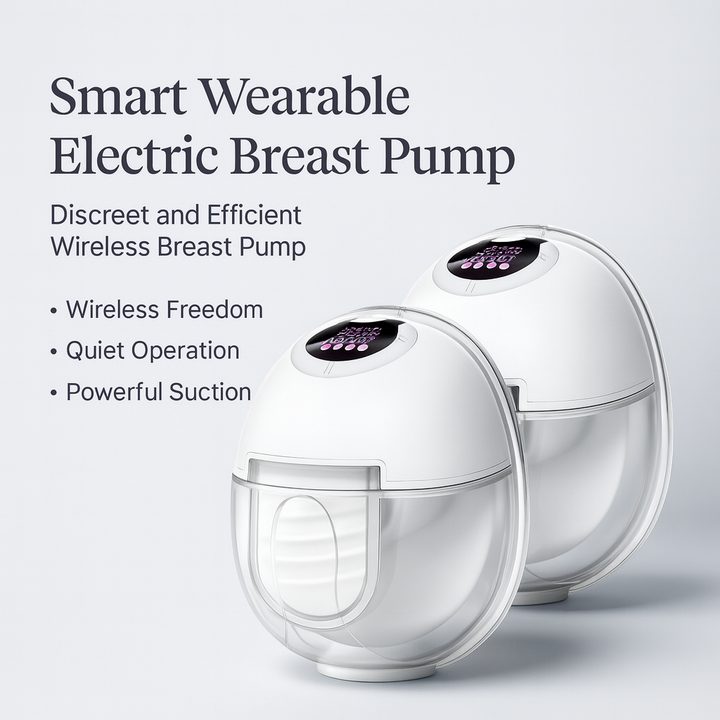 Smart Wearable Electric Breast Pump for Mothers